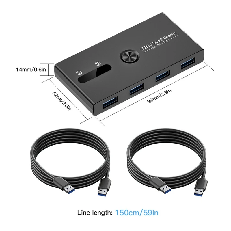 USB 3 0 переключатель 2 в 4 выхода KVM док-станция устройство для совместного