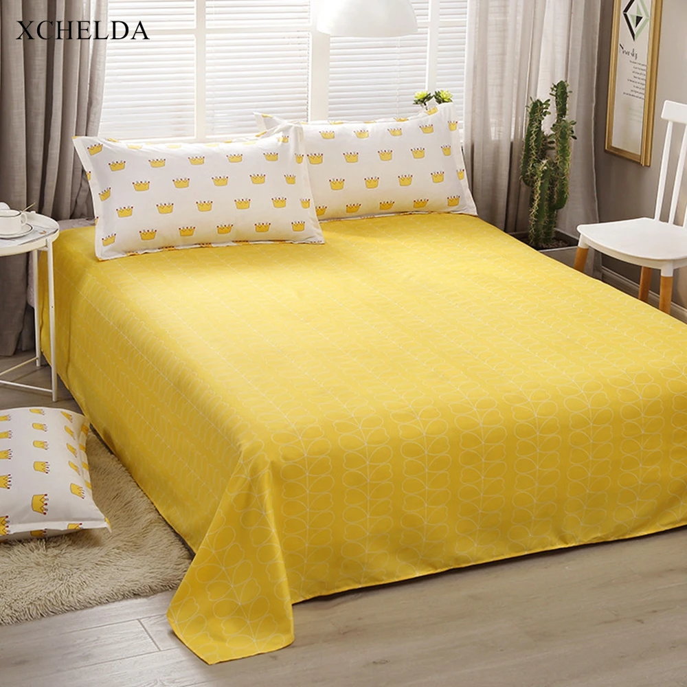 Постельное белье Семья двойной Queen Твин с кавайным рисунком Корона покрывало