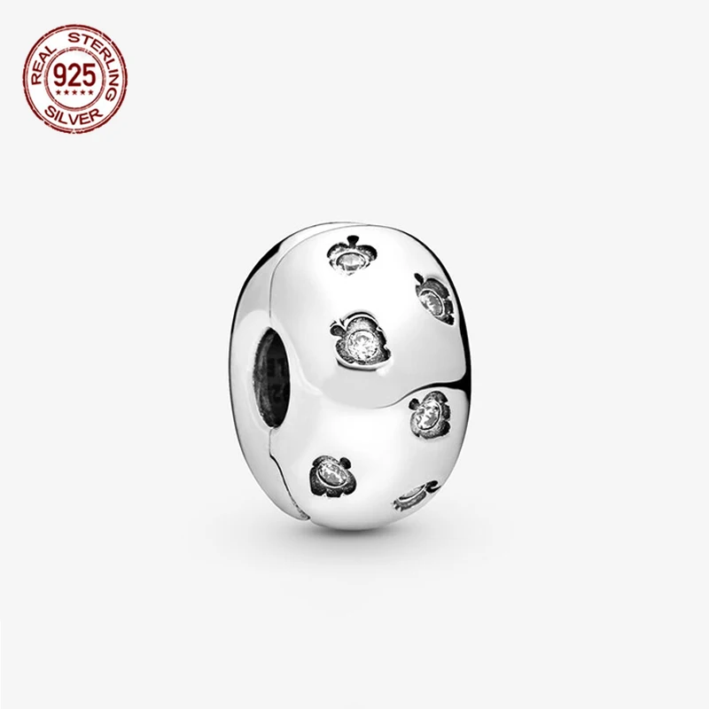 Серебряные бусины 925 пробы Шарм Подходит оригинальный браслет Pandora ожерелья