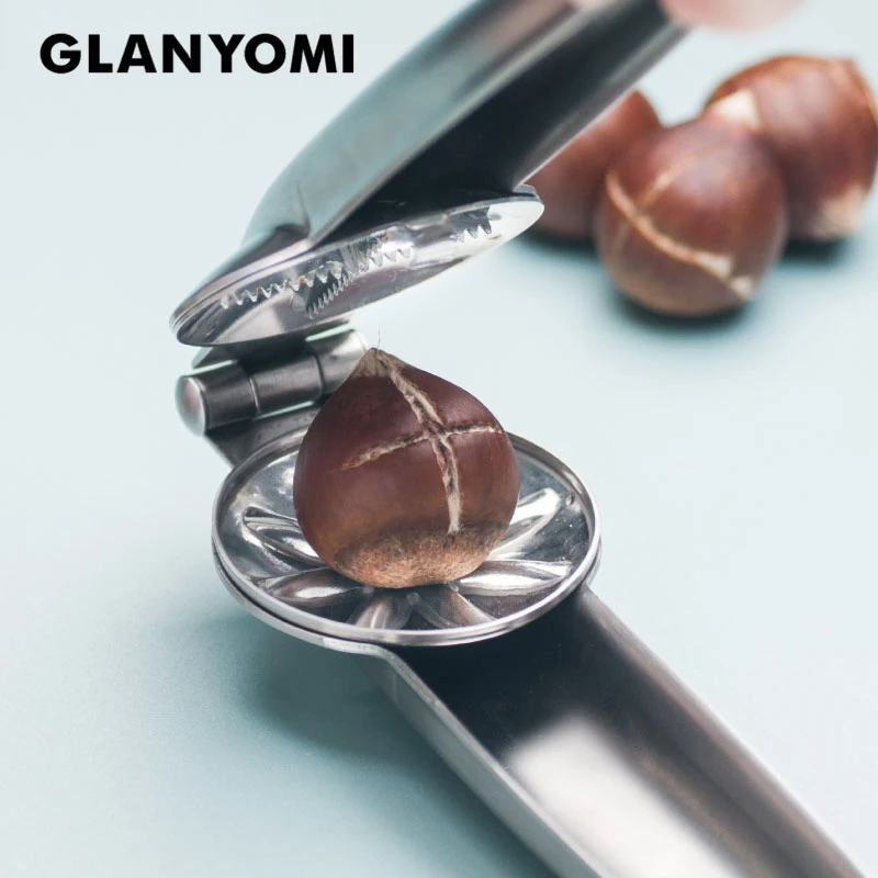 Премиум 2 в 1 Быстрый нож с зажимом для Каштанов гайка Cracker Sheller щипцы грецких