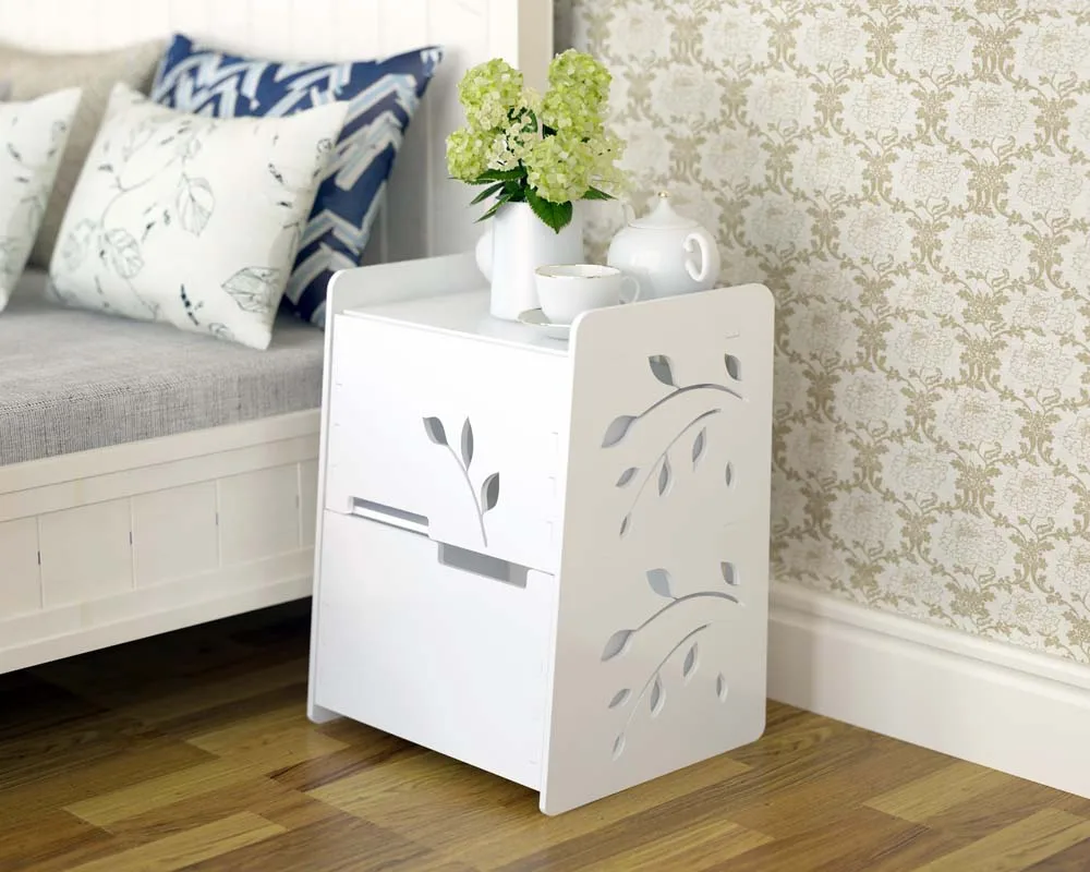 Простая Современная стойка для устройств Европейский белый ящик маленький