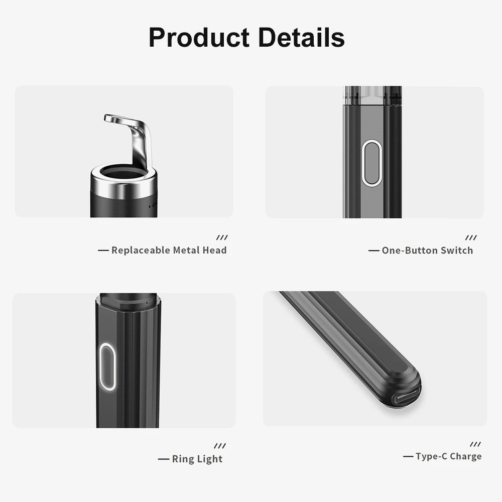 Умный визуальный аппарат для удаления черных точек очищения акне косметический