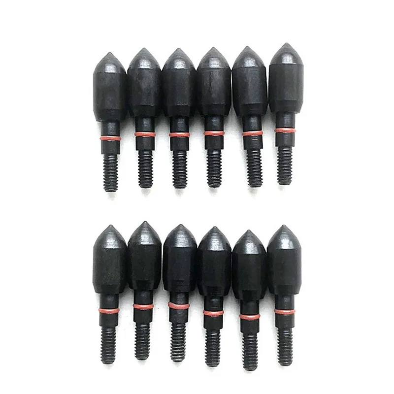 

12pcs Arrow Tip Point 125 Grain Suit for Inner diameter 6.2 mm Arrow Shaft for DIY Arrow Archery Shooting
