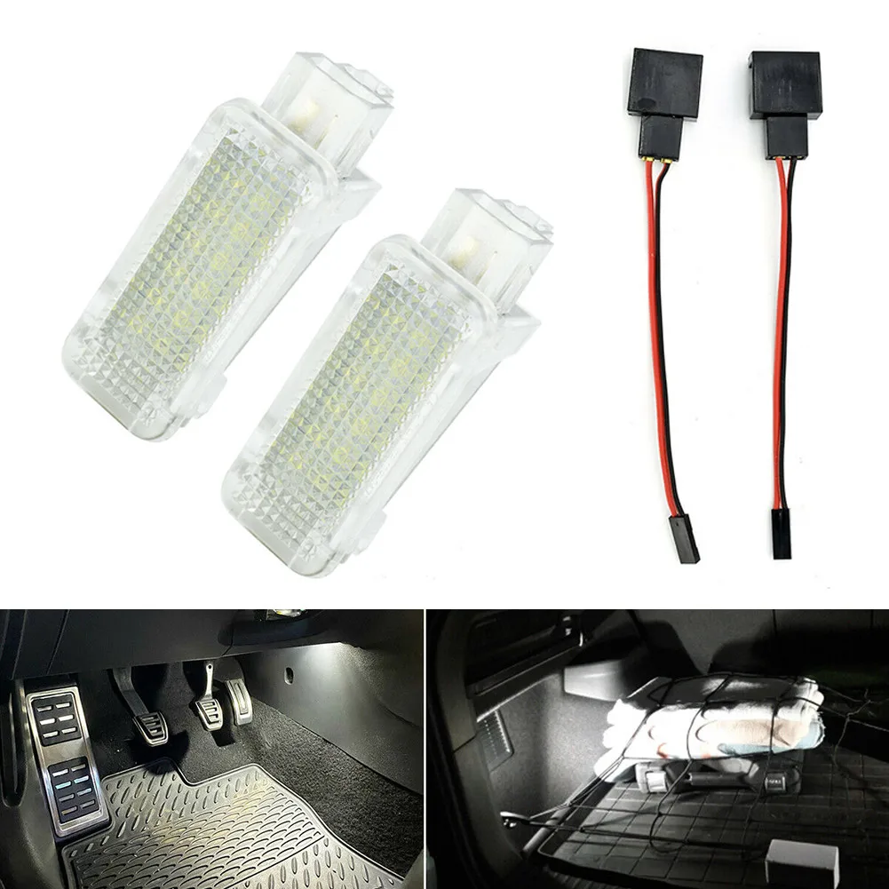 

2 Pcs Light Courtesy Door Footwell For Transporter T5 For Porsche Step