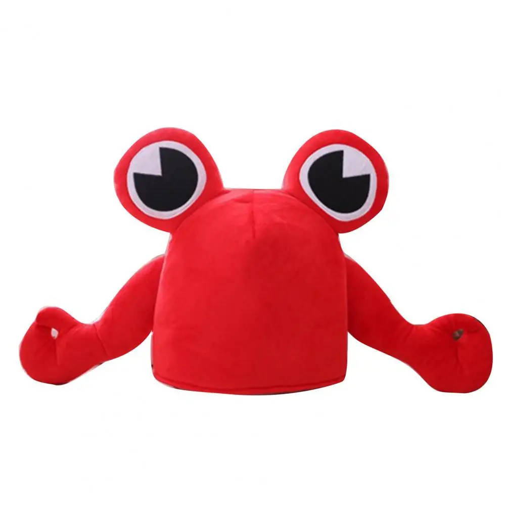 

Cute Big-eyed Crab Cartoon Plush Cap Headgear Hat Photo Prop Party Cosplay Toy