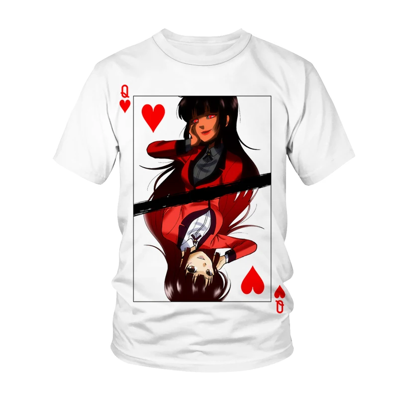 

Anime Kakegurui 3D Print T-Shirt Children Fashion O-Neck Short Sleeve T Shirt Harajuku Hip Hop Tees Tops Trendy Unisex Clothing