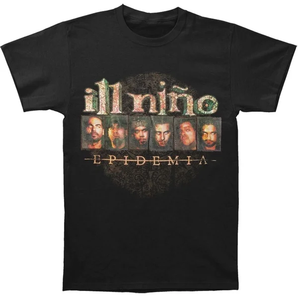 

Ill Nino Epidemia T-shirt Men's Fashion Mens Cotton O-neck T-shirt