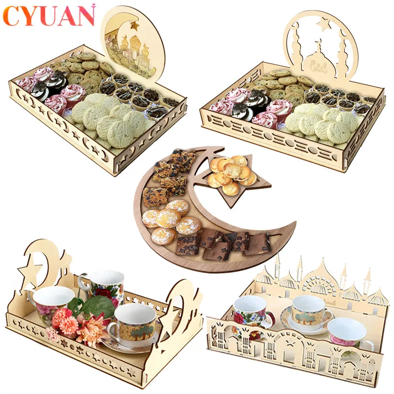 

Ramadan Decorations for Home Wooden Pendant Ornaments Hanging Gifts EID Mubarak Decor Islamic Muslim Party Supplies Eid Al Adha