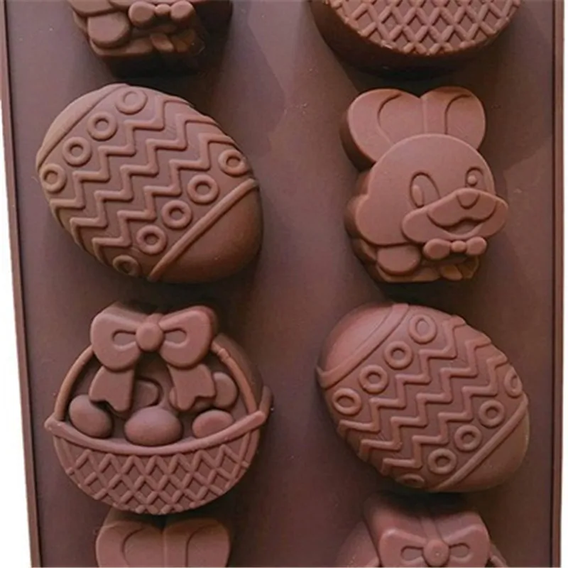 8 силиконовая форма с отверстиями DIY шоколадные кухонные принадлежности