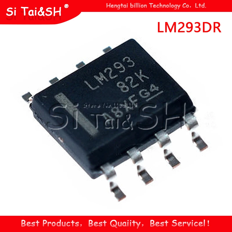 10 шт./лот LM293 LM293DR SOP-8 компараторы 2-36 в Dual -25 до 85 градусов C новый оригинальный