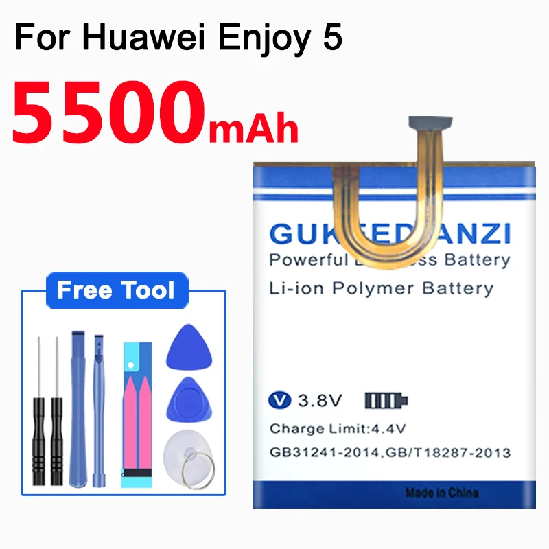 GUKEEDIANZI аккумулятор для мобильного телефона Huawei Ascend Enjoy 5 / Enjoy5 5500 мАч HB526379EBC высокое