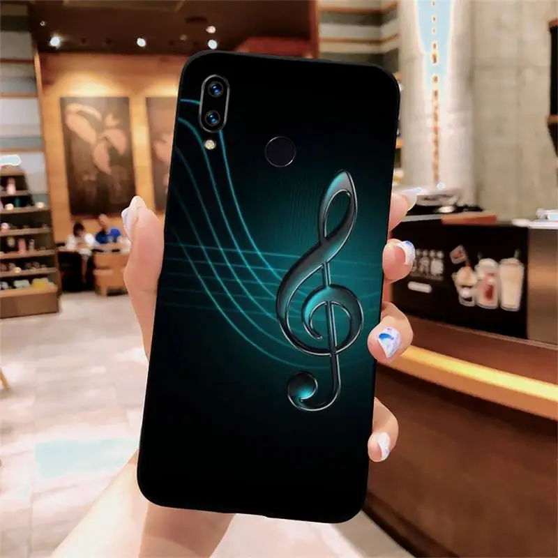 

Musical Notes Violin Classical Music Phone Case For Xiaomi Redmi note 7 8 9 t k30 max3 9 s 10 pro lite
