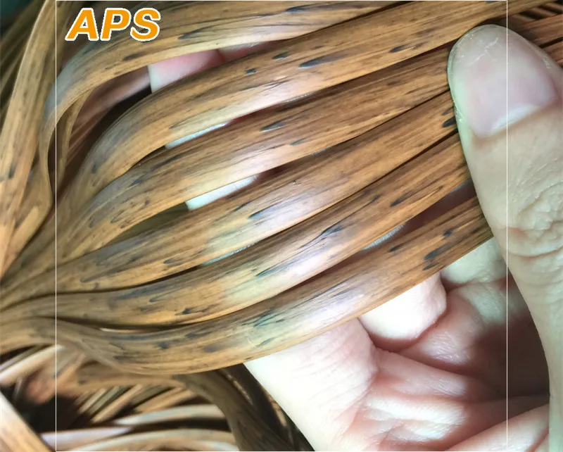 70 м градиент древесины плоский синтетический ПЭ ротанга ткацкий материал