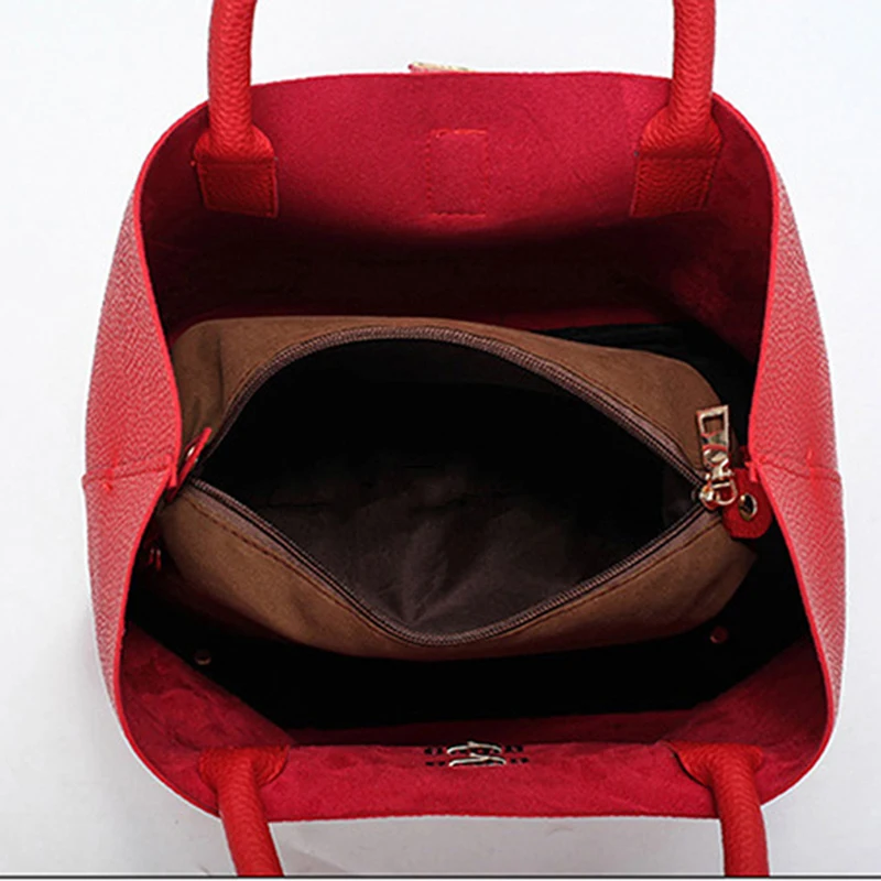 

Vintage Women's Handbags Famous Fashion Brand Candy Shoulder Bags Ladies Totes Simple Trapeze Women Messenger Bags