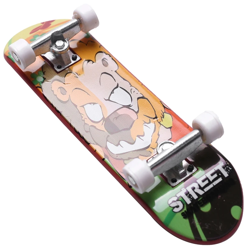 

4 Pcs Professional Mini Fingerboards/ Finger Skateboard, Unique Matte Surface (Random Patterns and Colors)