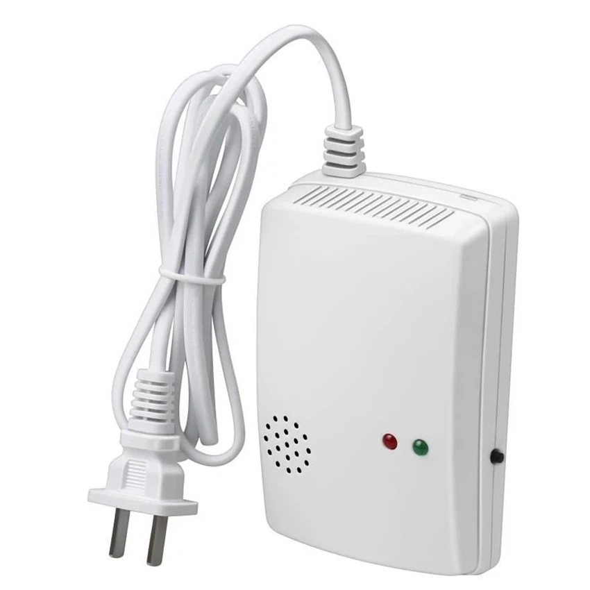 

Carbon Monoxide Detector & Propane, Natural, & Explosive Gas Detector, Home Gas Alarm, AC-Plug-In with Sound and Light Alarm