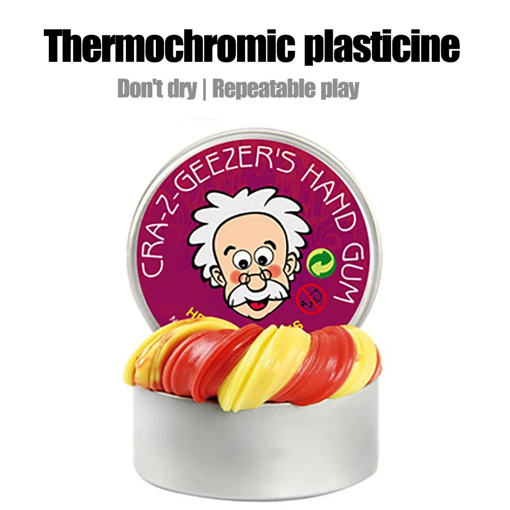 Plastilina de colores para ni&ntilde;os y adultos, rompecabezas de descompresi&oacute;n sensible al cambio de temperatura, gran oferta, 2021-5