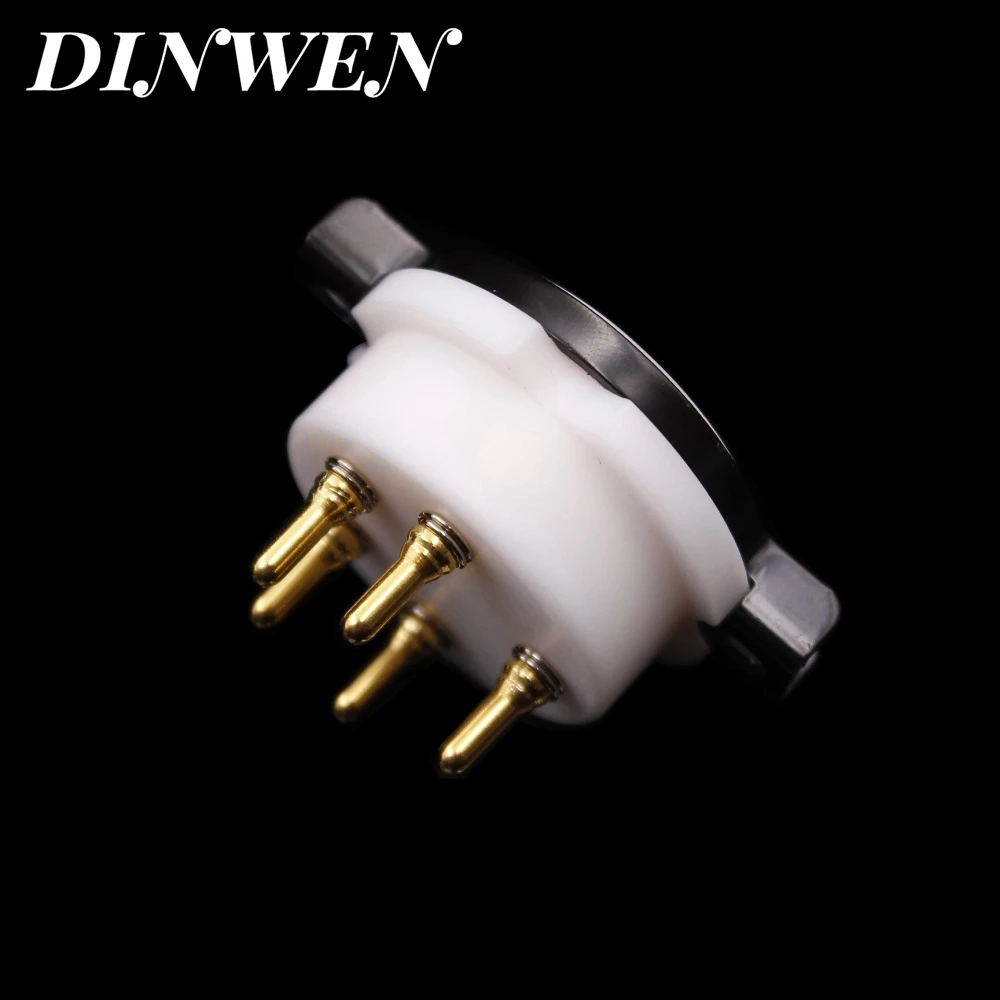 2 шт. 5-контактная трубчатая розетка EIZZ Высококачественная основа клапана из ПТФЭ