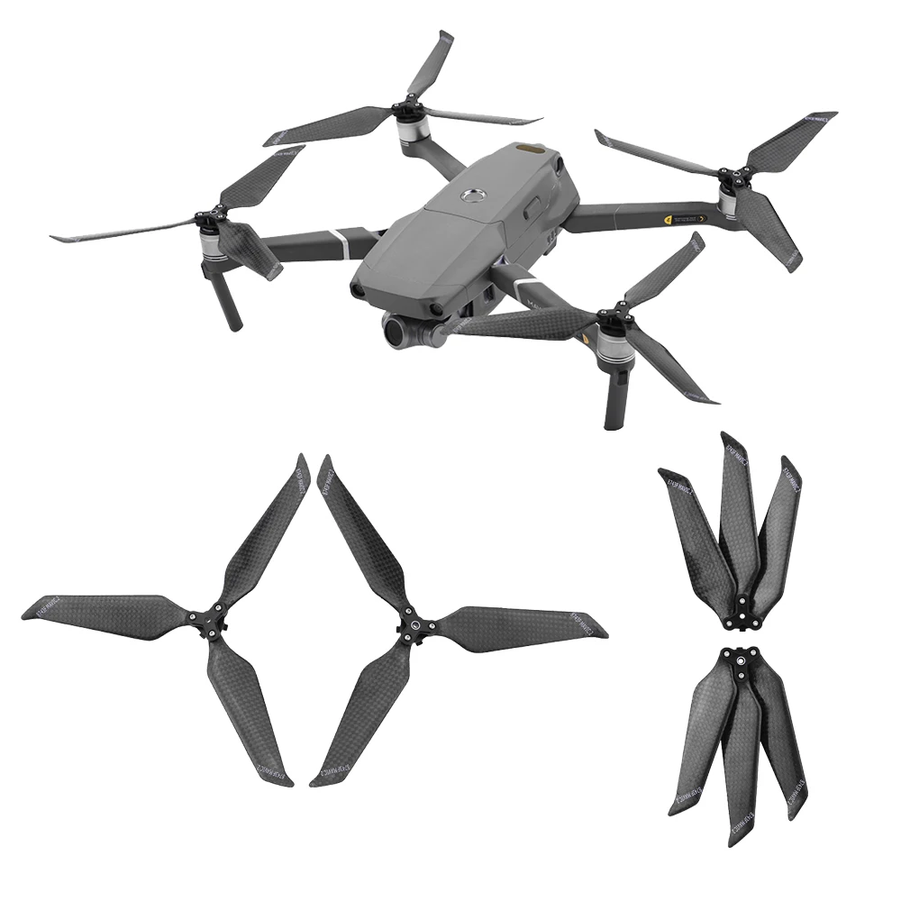 Пропеллер 8743F из углеродного волокна для дрона DJI Mavic 2 Pro Zoom 4 шт. | Электроника