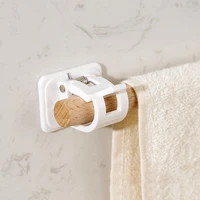 246pcs self adhesive curtain hanging rod brackets organized pole holders bathroom room towel bar hook support clamps
