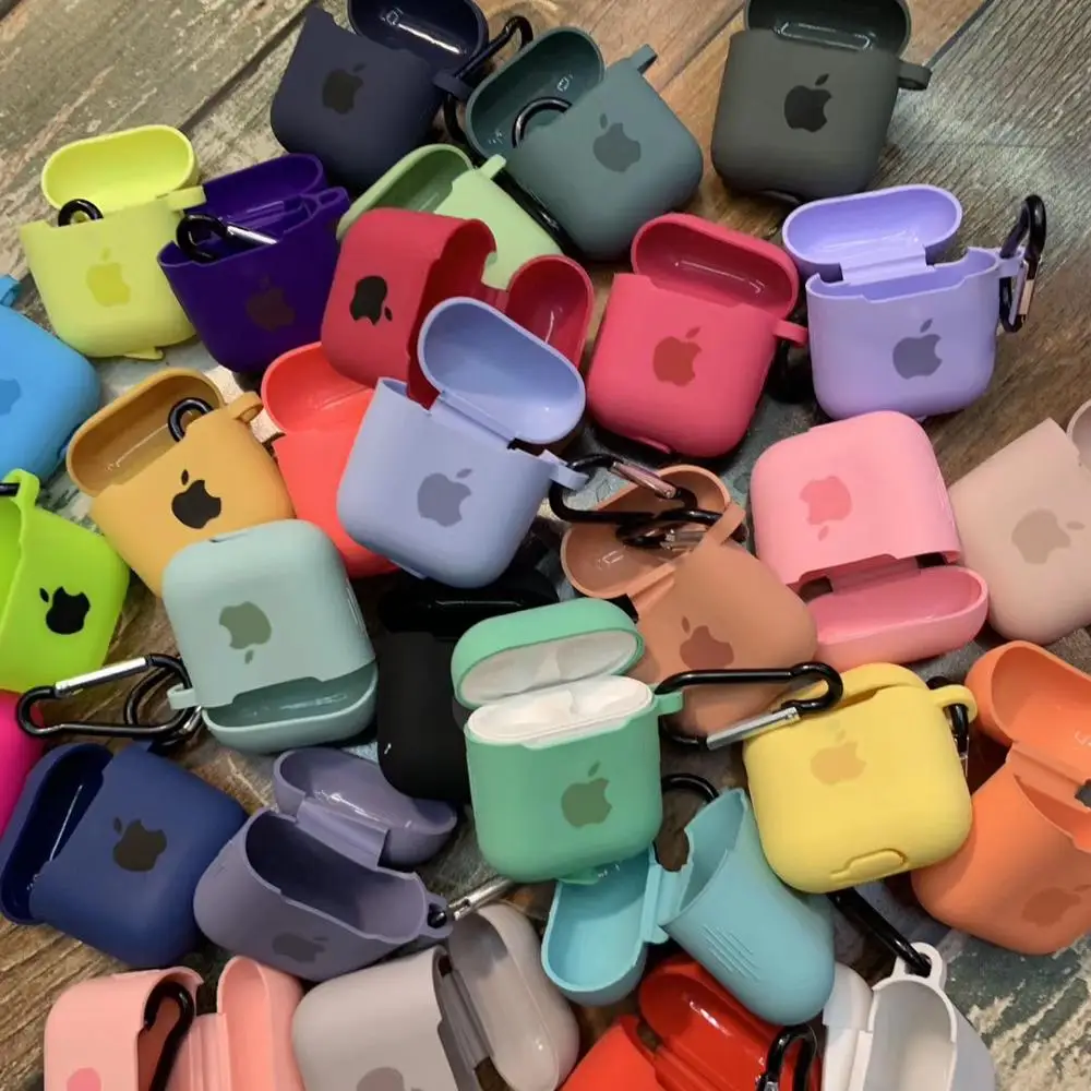 Мягкий силиконовый чехол для Apple Airpods 1 2 противоударный гарнитура s Для Air Pods