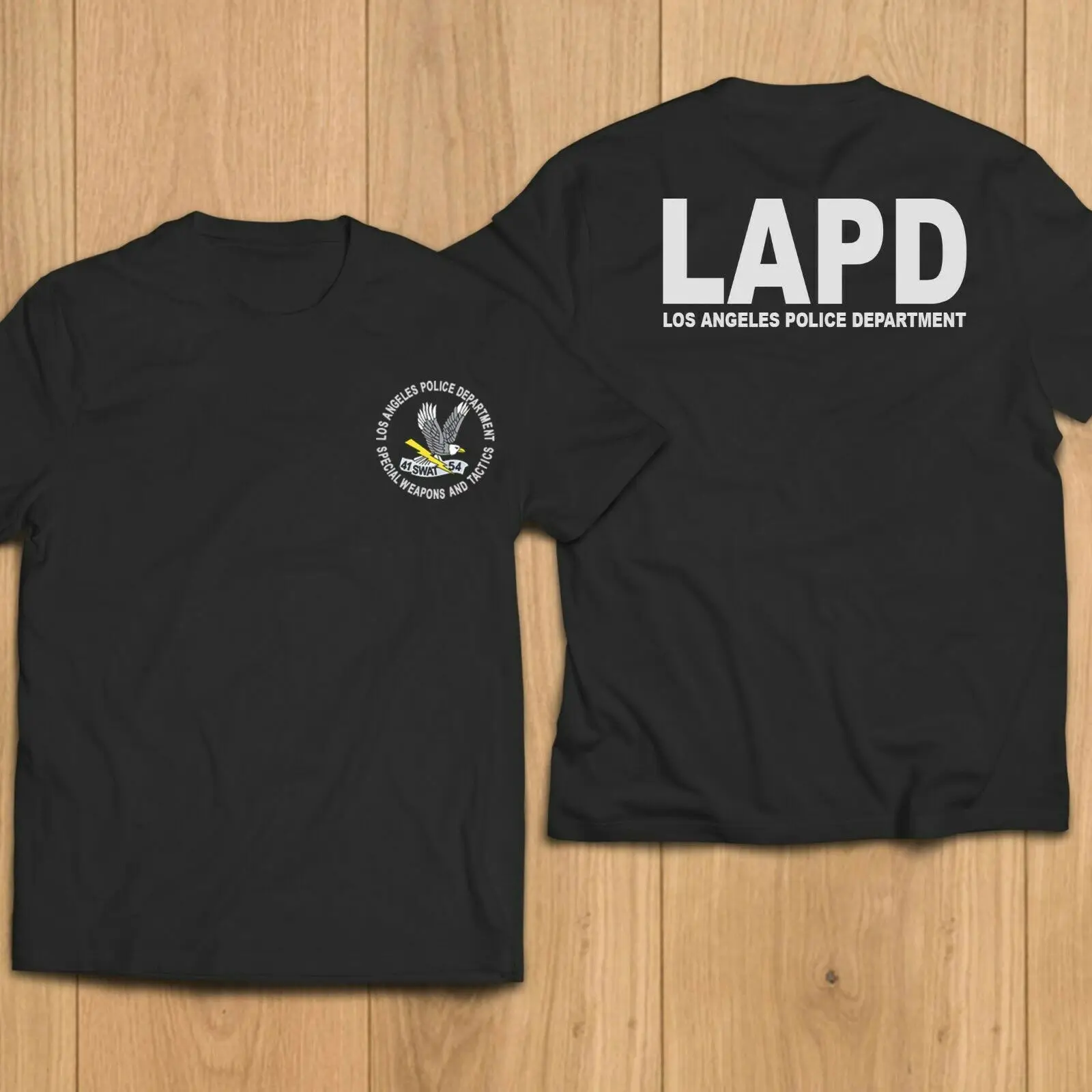 Новый отдел полиции Лос Анжелеса LAPD Swat блок спасательных на заказ футболка| |