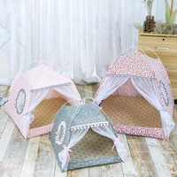 the comfortable pets small dog house accessories detachable and washable kennel four seasons usable bed cat tent pet tent