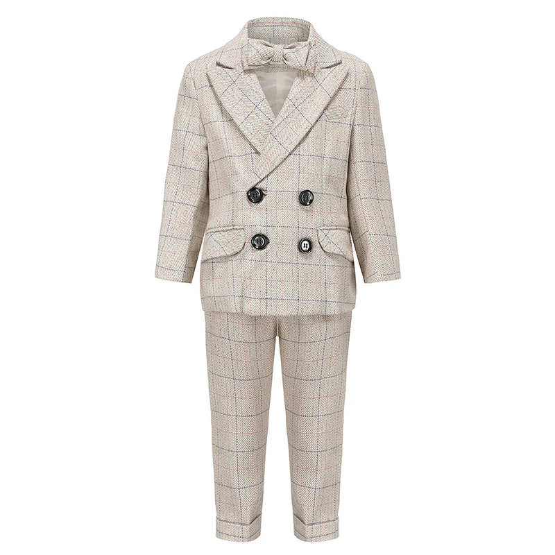 Новое поступление 2021 года смокинг для маленьких мальчиков/костюм на свадьбу