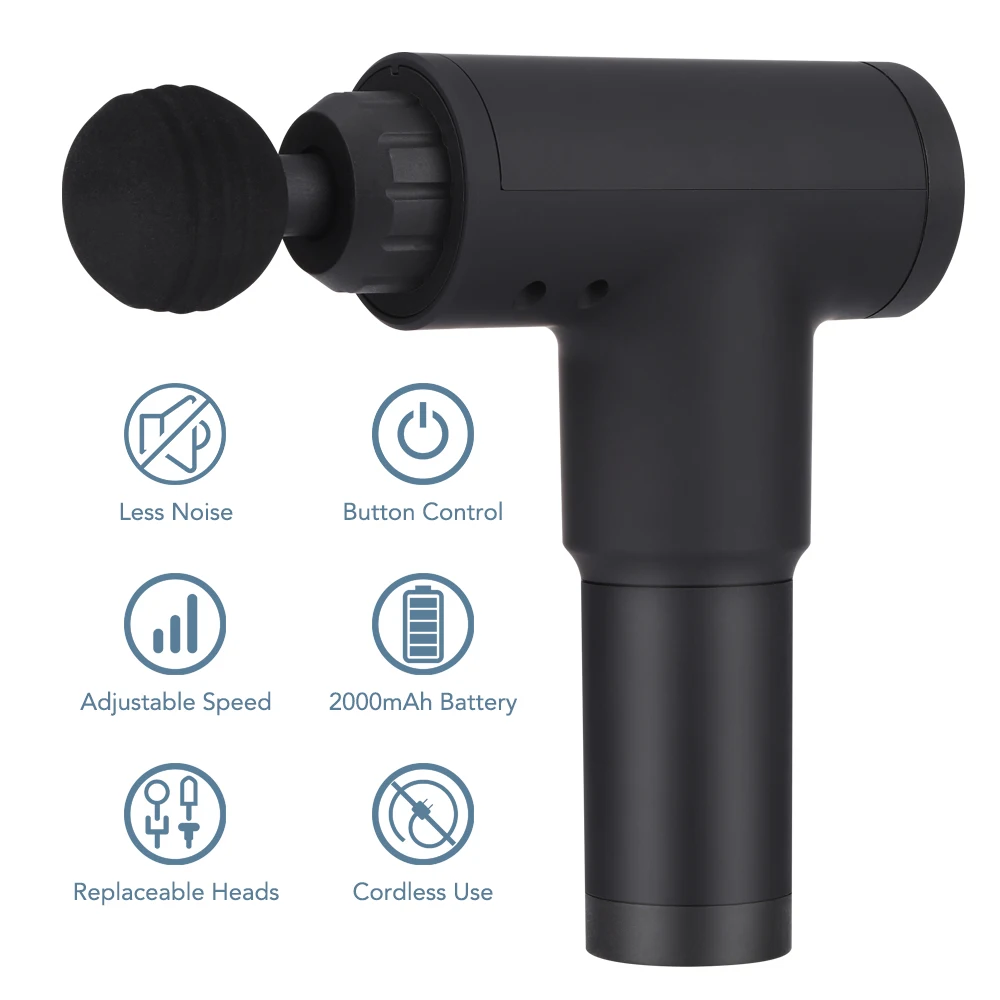 Тканевый массажный пистолет для облегчения боли в мышцах тренировок и