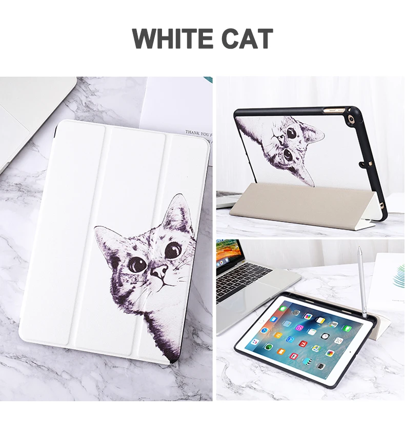 Для iPad mini 5 чехол с карандашом держатель Премиум из искусственной кожи