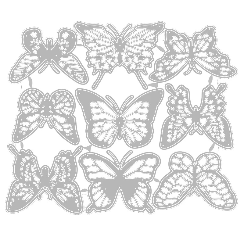 

2020 New Animal Insect Metal Cutting Dies Butterfly and Wing Die Cut Scrapbooking For DIY Craft Card Paper Making no Stamps Sets