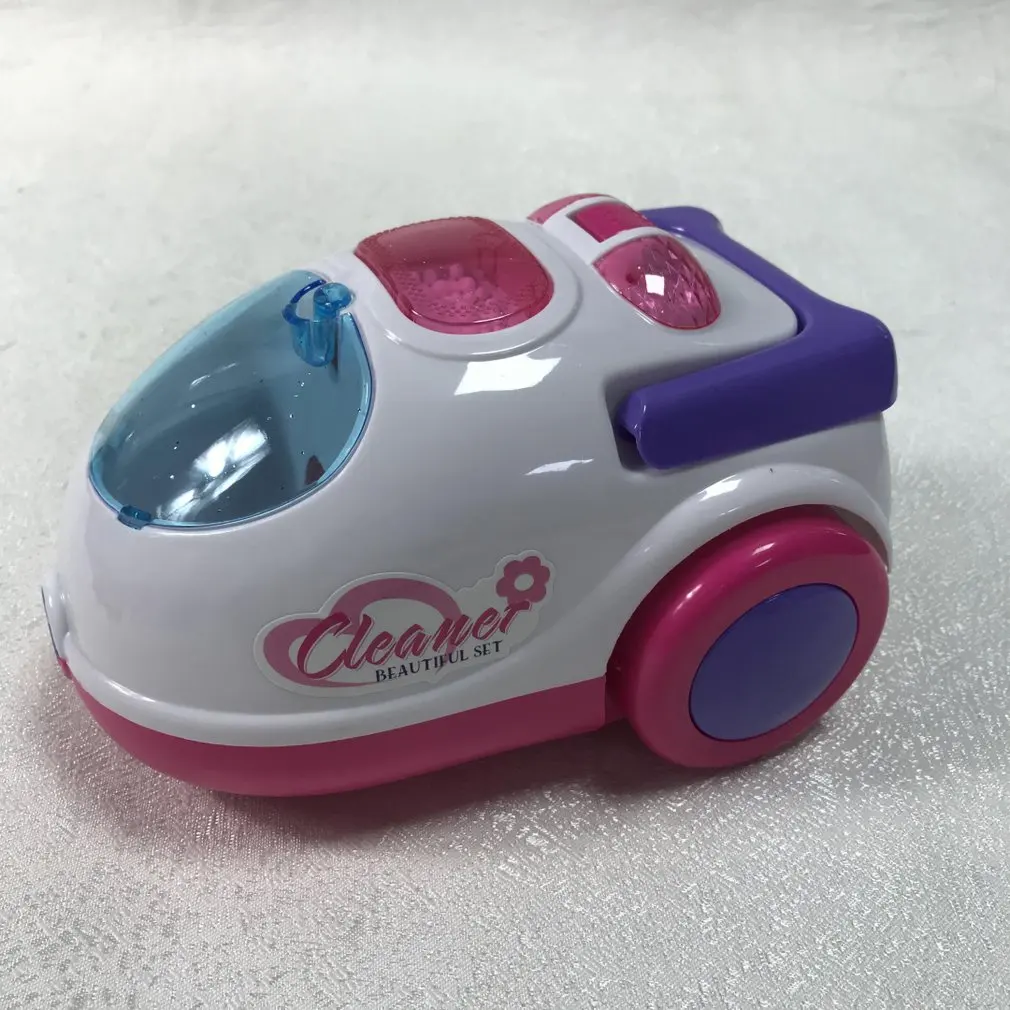 

Electric Vacuum Cleaner For Kids Fun Realistic Toy With Light Sound Portable Play Home Appliance Xmas Gifts