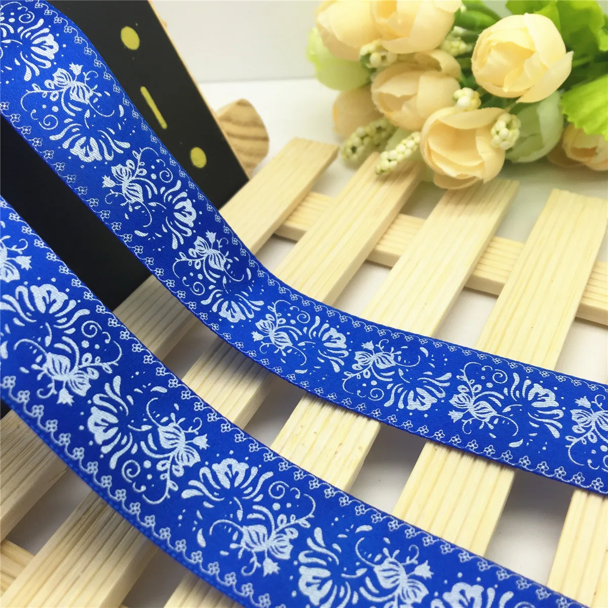 Новинка корсажная лента с цветочным принтом сделай сам 5 ярдов 1 дюйм 25 мм для