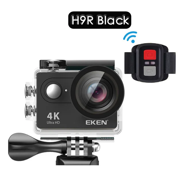 DHL eken H9 H9R ультра FHD 4K 25FPS Wi-Fi экшн-Камера Водонепроницаемый 1080p 60fps подводный go удаленного Спортивная камера extreme pro - Цвет: H9R