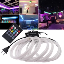 Светодиодная неоновая лента 110 В 220 5050 RGB 120 светодиодов/м