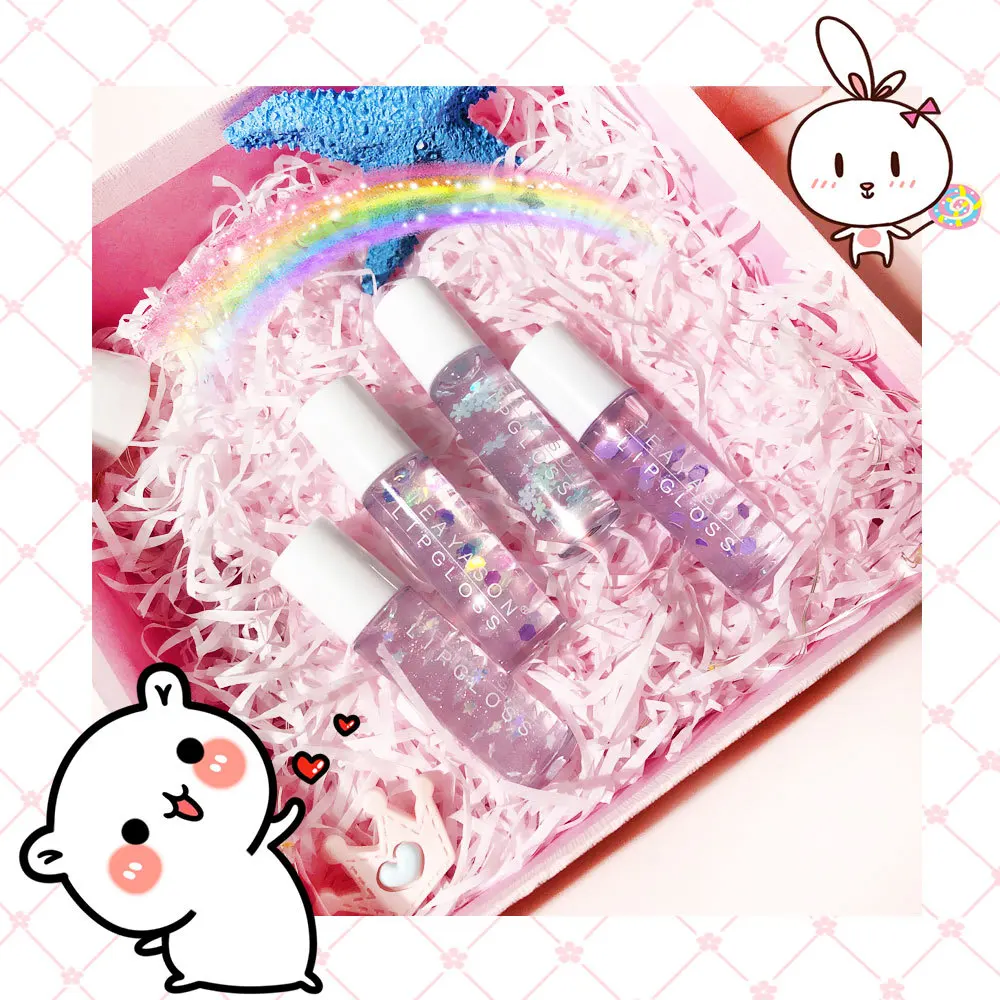 

12pcs/lot Colorless Glitte Lip Plumper Oil Sexy Lip Balm Liquid Lipstick Waterproof Moisturizing Plumper lip Oil Women Lip Gloss