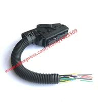 edc7 common rail 89 pins ecu connector auto pc board socket with wiring harness for bosch