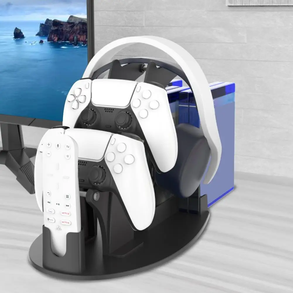 

Multifunction Portable Universal Practical Gamepad Remote Controller Storage Holder Game Disc Rack for PS4/5/X.S.X/NS Switch