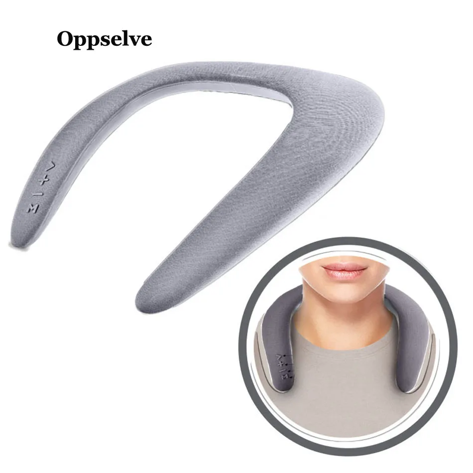 Новые портативные Bluetooth шейные двойные колонки 3D стерео звук лоундса для