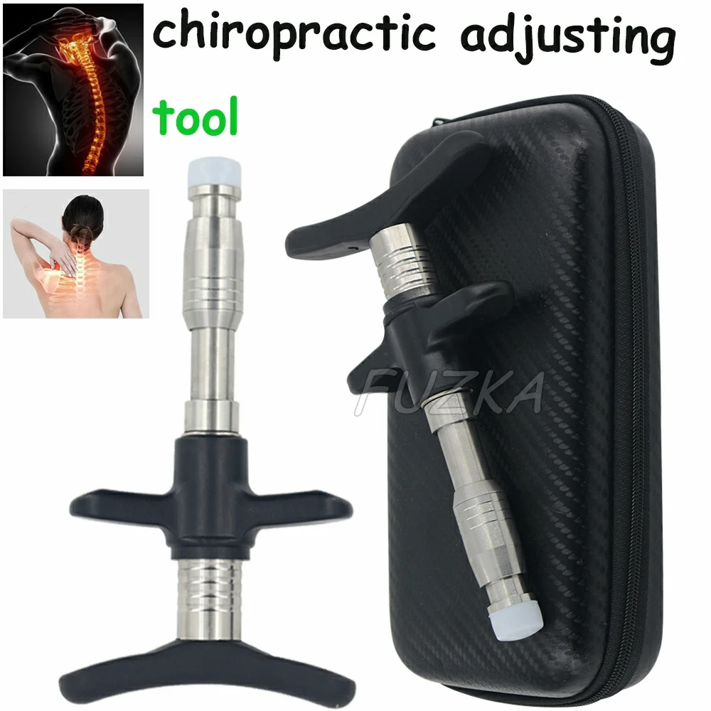 Stainless Steel Manual Chiropractic Gun For Spinal Pain Backbone Modulation Massager Adjustment Massage Correction Tool