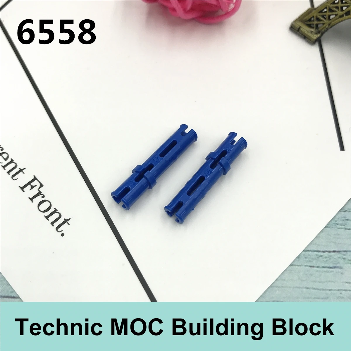 

10PCS Technology Building Block Parts Compatible with Famous Brand Technology MOC Parts 6558 1 3 Standard