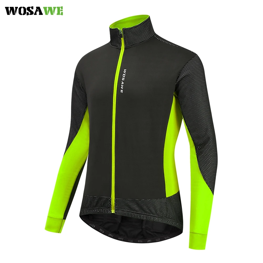 WOSAWE для мужчин куртки зимняя ветровка куртка MTB велосипед сохраняющее тепло