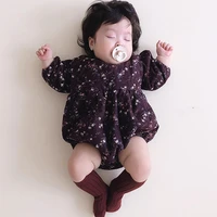 autumn and winter infant clothing toddler kids baby floral bodysuits spring new fashion cotton long sleeve baby crawling jumpsui