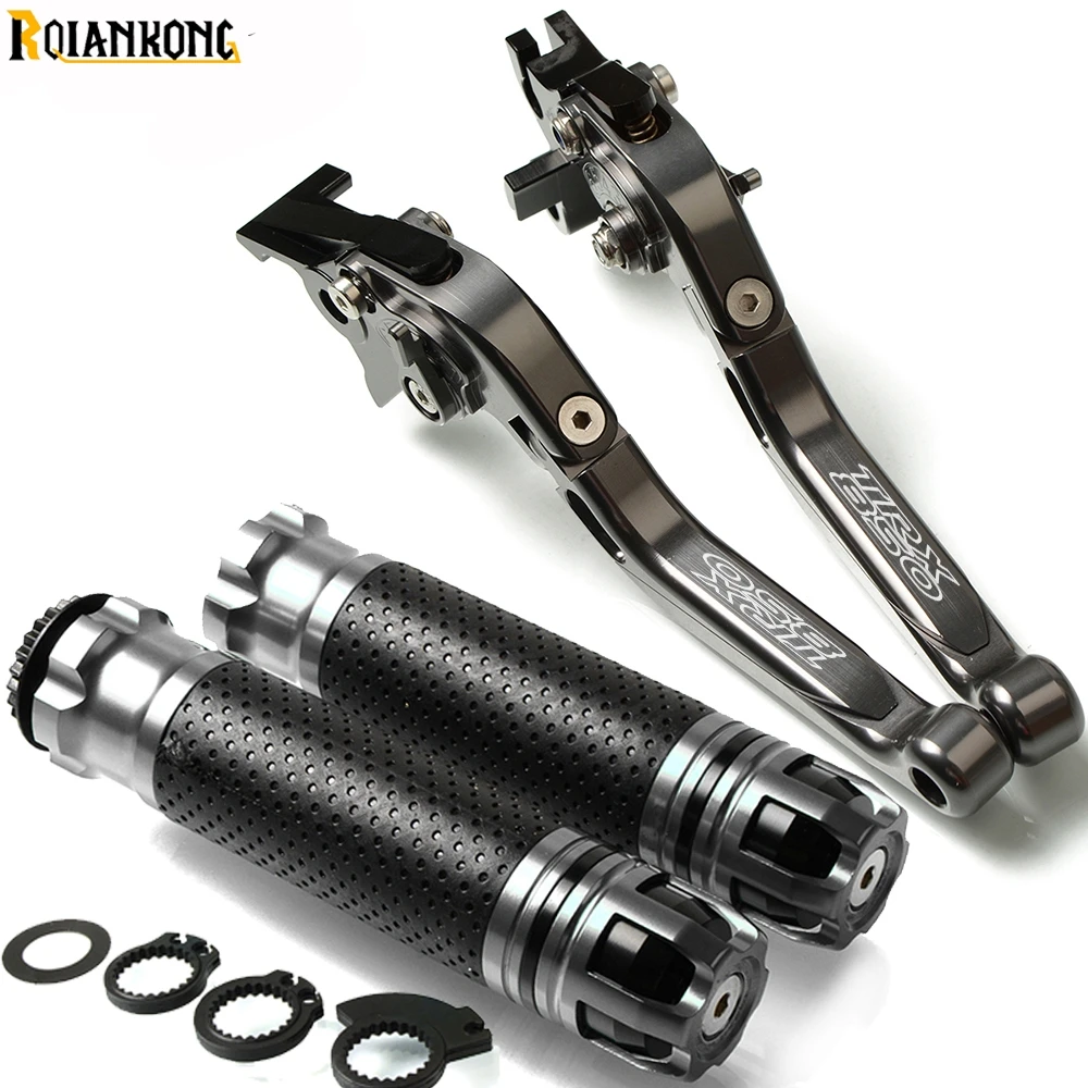 

Для Yamaha FZ6R 2004 2005 2006 2007 208 2009 2010 FZ-6R логотип рукоять тормоза мотоцикла с ЧПУ регулируемый тормозной рычаг сцепления руль