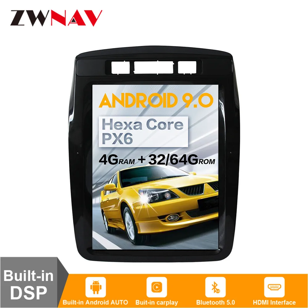 DSP Carplay вертикальный Tesla экран Android 9 0 автомобильный мультимедийный плеер для