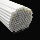 Труба из АБС-пластика, 2 мм, длина 50 мм, 100 шт.лот