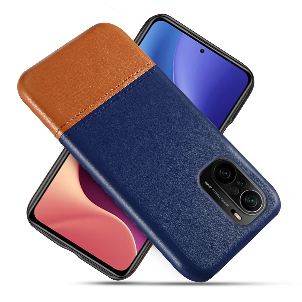 

For Poco F3 mobile phone leather case back shell leather phone case