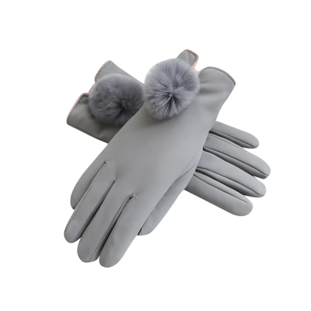 Модные женские зимние уличные спортивные теплые перчатки Feitong с сенсорным