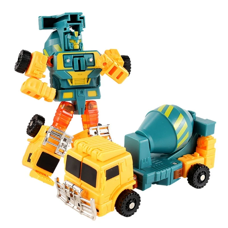 

Deformation Construction Vehicle Kit STEM Block DIY Autobots Toy Parent-Child Interaction Toy Activity Game for Children