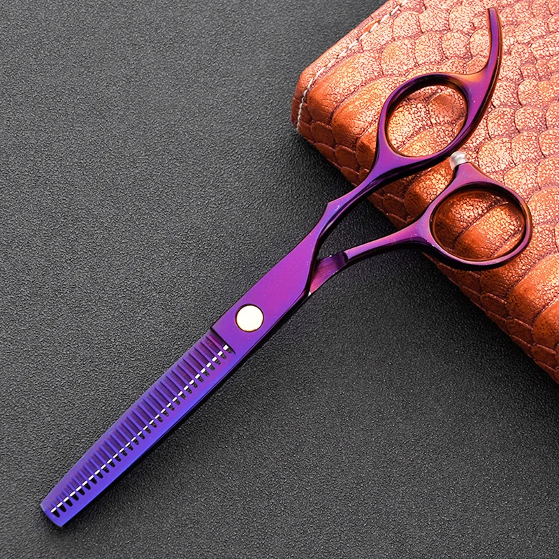 Tooth shear Профессиональные Парикмахерские ножницы для стрижки волос Япония Парикмахерские ножницы для парикмахеров Парикмахерская поставки Титан - Цвет: Tooth shear